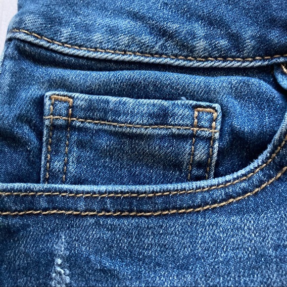 PINK Womens Blue Denim Jean Shorts Size 4 - Picture 3 of 16